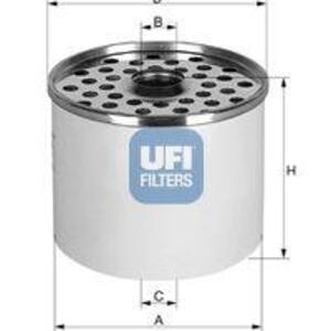Palivový filtr UFI 24.360.00