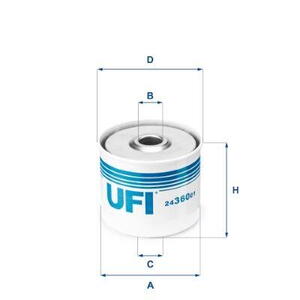 Palivový filtr UFI 24.360.01