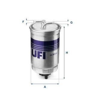 Palivový filtr UFI 24.365.00