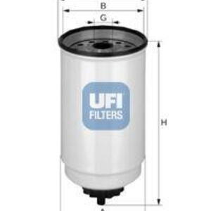 Palivový filtr UFI 24.371.00