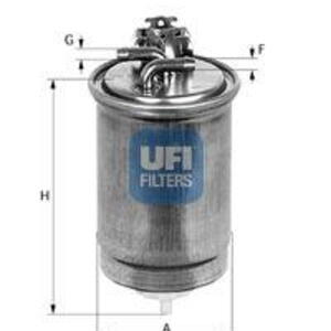 Palivový filtr UFI 24.391.00