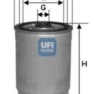 Palivový filtr UFI 24.441.00