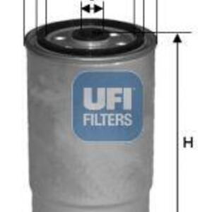 Palivový filtr UFI 24.H2O.04