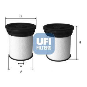 Palivový filtr UFI 26.047.00