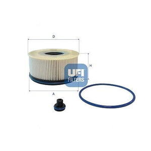 Palivový filtr UFI 26.140.00