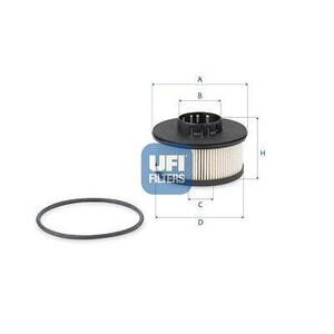 Palivový filtr UFI 26.201.00