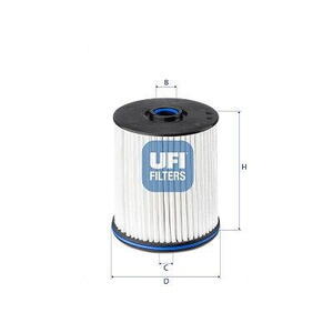 Palivový filtr UFI 26.E2X.02