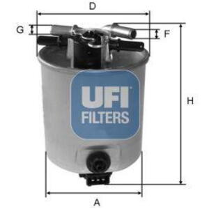 Palivový filtr UFI 55.393.00