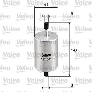 Palivový filtr VALEO 587001