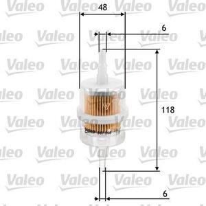 Palivový filtr VALEO 587005