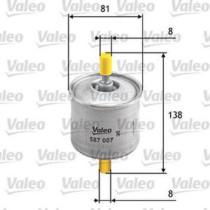 Palivový filtr VALEO 587007