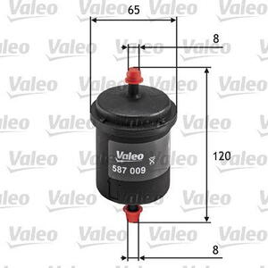 Palivový filtr VALEO 587009