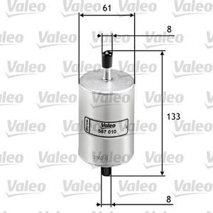 Palivový filtr VALEO 587010