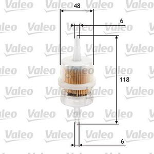 Palivový filtr VALEO 587011