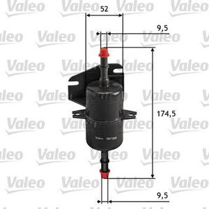 Palivový filtr VALEO 587018