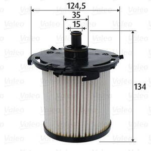 Palivový filtr VALEO 587098