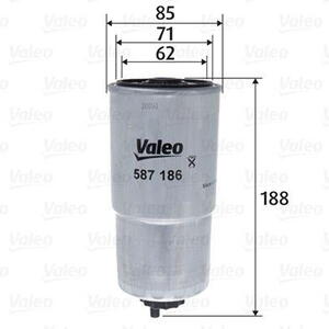 Palivový filtr VALEO 587186
