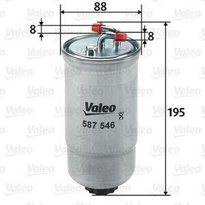 Palivový filtr VALEO 587546
