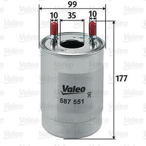 Palivový filtr VALEO 587551