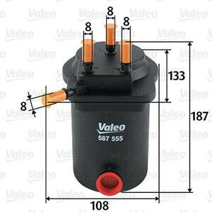 Palivový filtr VALEO 587555