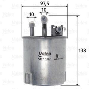 Palivový filtr VALEO 587567