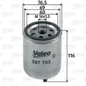 Palivový filtr VALEO 587703