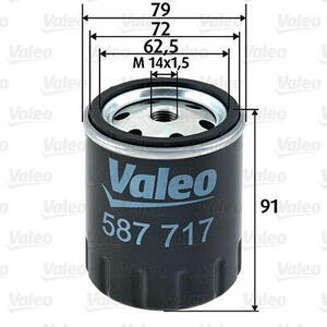 Palivový filtr VALEO 587717