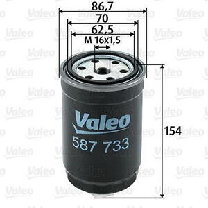 Palivový filtr VALEO 587733