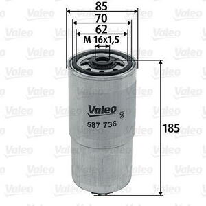 Palivový filtr VALEO 587736