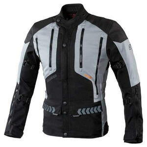 Pánská textilní moto bunda OZONE TOUR II černá šedá bunda na motorku X