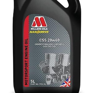Polosyntetický motorový olej Nanodrive Millers Oils CSS 20w60 5 L 79525 ()