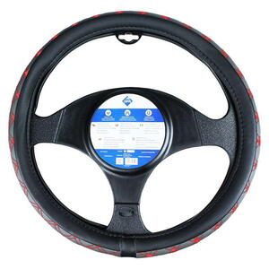 Potah volantu Cappa FZ0168 37-39cm černo/červený