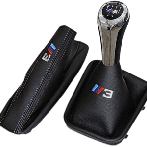 Řadící páka s manžetou BMW E46 + manžeta ruční brzdy /// M-PAKET varianta: 1