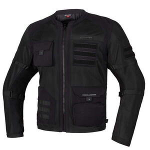 Rebelhorn BRUTALE černá textilní bunda na motorku 4XL