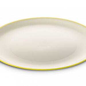 SANALIVING Dinner Plate 24xh2cm Žlutá