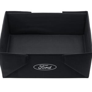 Skládací přepravní box černá látka s bílým oválem Ford na obou stranách