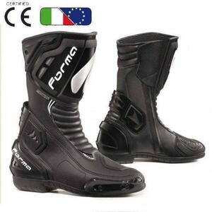 Sportovní boty FORMA FRECCIA Black, černé motoboty na motorku 39