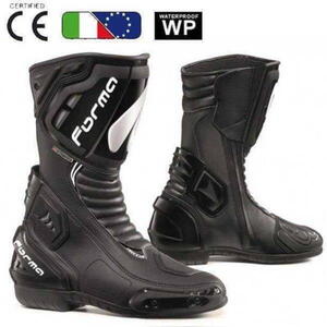 Sportovní boty FORMA FRECCIA DRY WP Black, nepromokavé černé motoboty