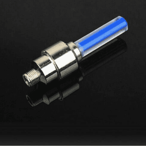 Svítící LED čepičky ventilků modré 2ks