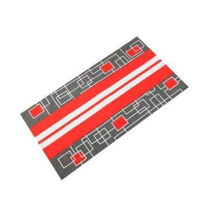 TWOEIGHTFIVE multifunkční šátek na krk Stripe Block red - červený