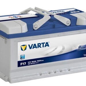VARTA Blue Dynamic 12V 80Ah 740A 580 406 074, F17  nabitá autobaterie + reflexní páska 44 