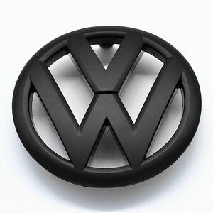 VW znak 135mm - černý matný MK6