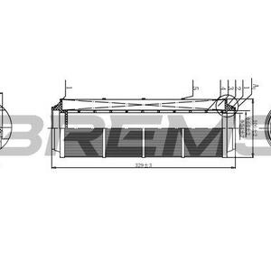 Vzduchový filtr BREMSI FA1143