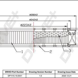 Vzduchový filtr DRIVE DP1110.10.0001