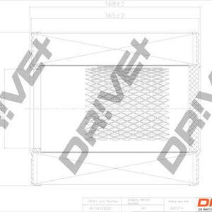 Vzduchový filtr DRIVE DP1110.10.0023