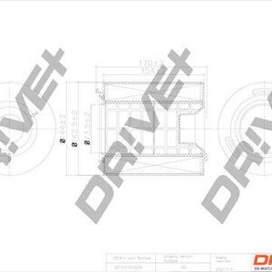 Vzduchový filtr DRIVE DP1110.10.0034