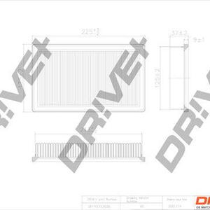 Vzduchový filtr DRIVE DP1110.10.0039