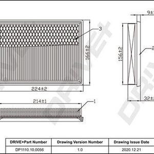 Vzduchový filtr DRIVE DP1110.10.0056