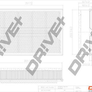 Vzduchový filtr DRIVE DP1110.10.0061