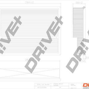 Vzduchový filtr DRIVE DP1110.10.0067
